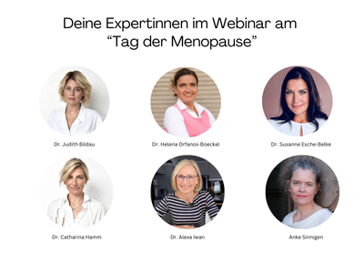 Kostenloses Webinar am Tag der Menopause
